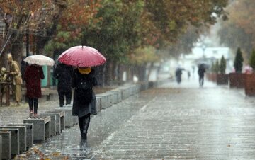 دمای هوای شهر اصفهان به صفر رسید/بارش خفیف باران در استان