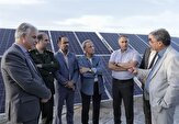 اولین نیروگاه خورشیدی ۲۰ کیلوواتی کشور در قاین افتتاح شد